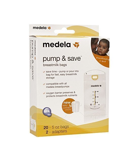 MEDELA - Pump & Save Breast Milk Storage Bags - 20 Count