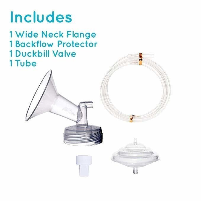 Spectra Baby USA - Wide Breast Shield Set (X-Large/32mm) - 4pcs - Replacement Parts for 9 Plus, S1, S2, M1 Breast Pumps - BPA/DEHP Free