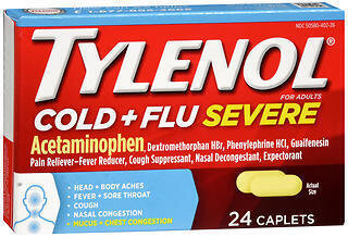 TYLENOL Cold + Flu Severe Caplets 24CT