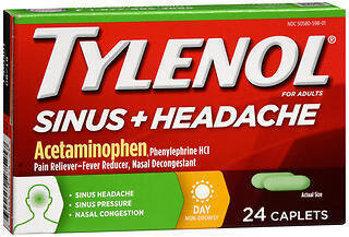 TYLENOL Sinus + Headache Caplets Day 24CT
