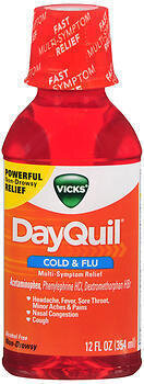 Vicks DayQuil Cold & Flu Liquid 12OZ