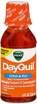 Vicks DayQuil Cold & Flu Liquid 8OZ