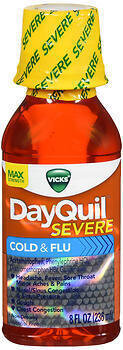 Vicks DayQuil Severe Cold & Flu Liquid 8OZ