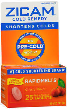 Zicam Cold Remedy RapidMelts Cherry Flavor 25CT
