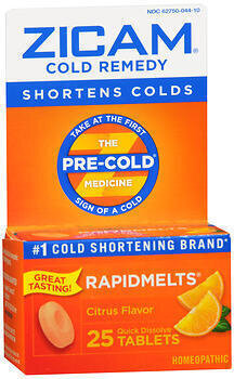 Zicam Cold Remedy RapidMelts Citrus Flavor 25CT