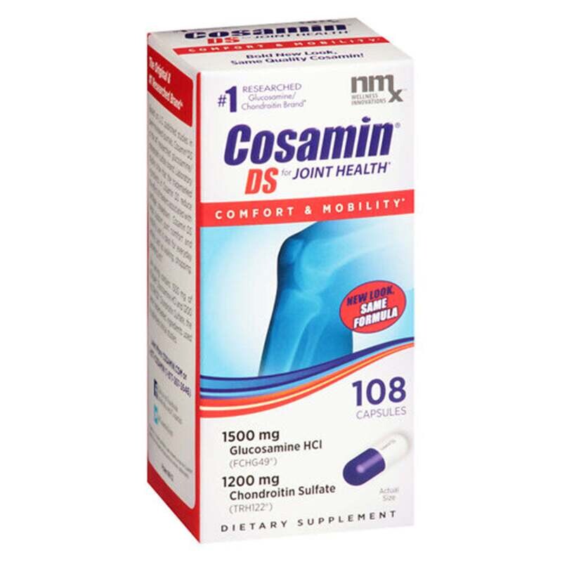 Cosamin DS For Joint Health Glucosamine 1500mg Plus Chondroitin 1200mg Capsules 108ct