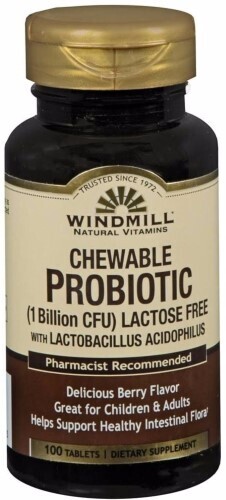 Probiotic With Fruits And Vegetables 1 Billion CFU Chewable Tablets 100ct