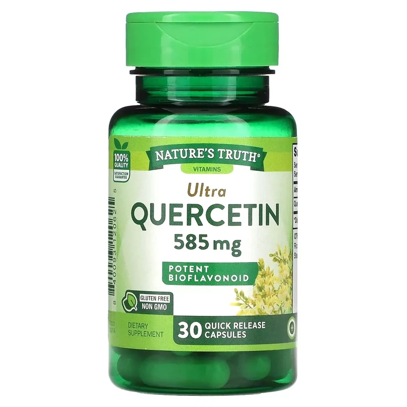 Quercetin 585mg Ultra Potent Bioflavonoid Quick Release Capsules 30ct