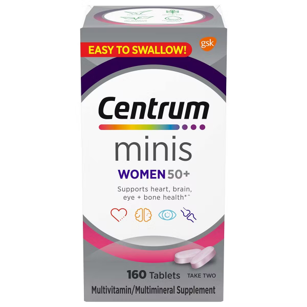 Centrum Women's 50+ Multivitamin Mini Tablets 160ct