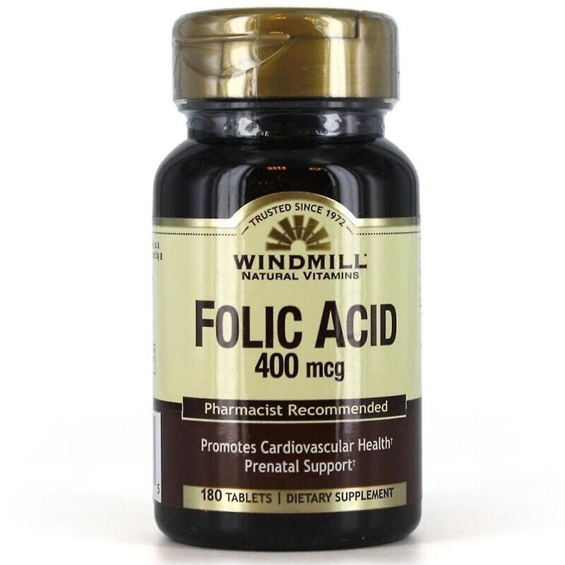 Folic Acid 400mcg Tablets 180ct