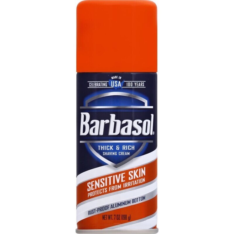 Barbasol Thick and Rich Shaving Cream Sensitive Skin