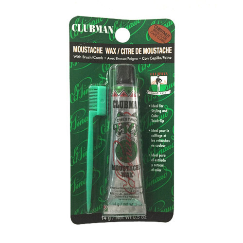 Clubman Moustache Wax Chestnut