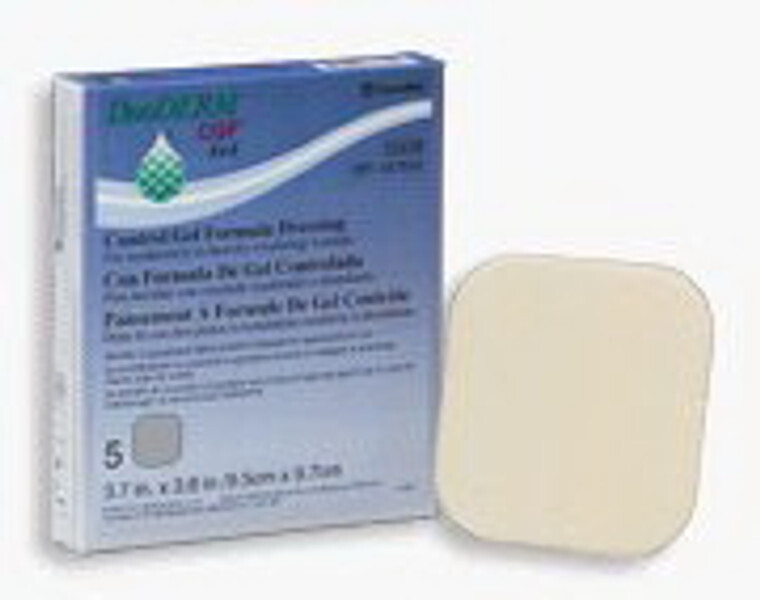 DuoDerm 6in x 6in Control Gel Formula Dressing 5 ct