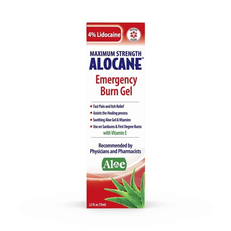 Alocane Maximum Strength 4% Lidocaine Emergency Burn Gel 2.5 fl oz