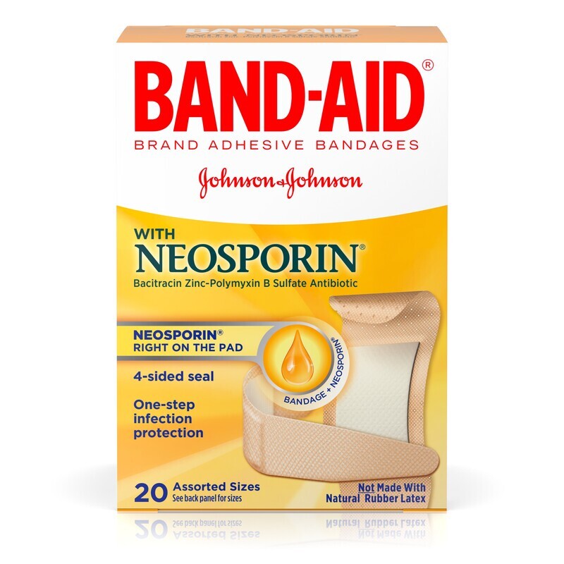 Band-Aid Infection Defense with Neosporin Assorted Sizes 20 ct