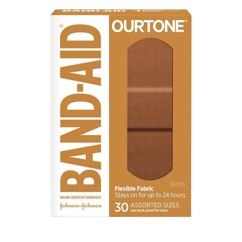 Band-Aid OurTone BR45 Flexible Fabric Assorted Sizes 30 ct