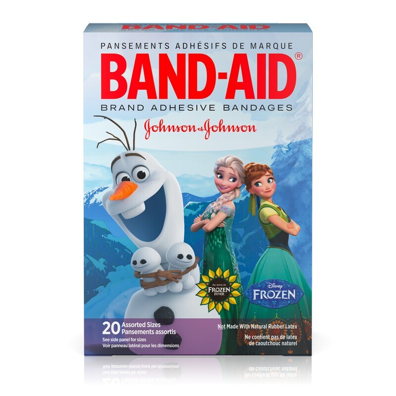 Band-Aid Brand Adhesive Bandages Frozen 2 Assorted Sizes 20 ct