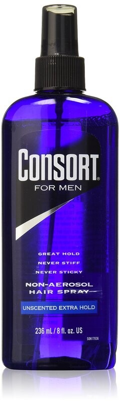 Consort for Men Unscented Extra Hold Non-Aerosol Hair Spray
