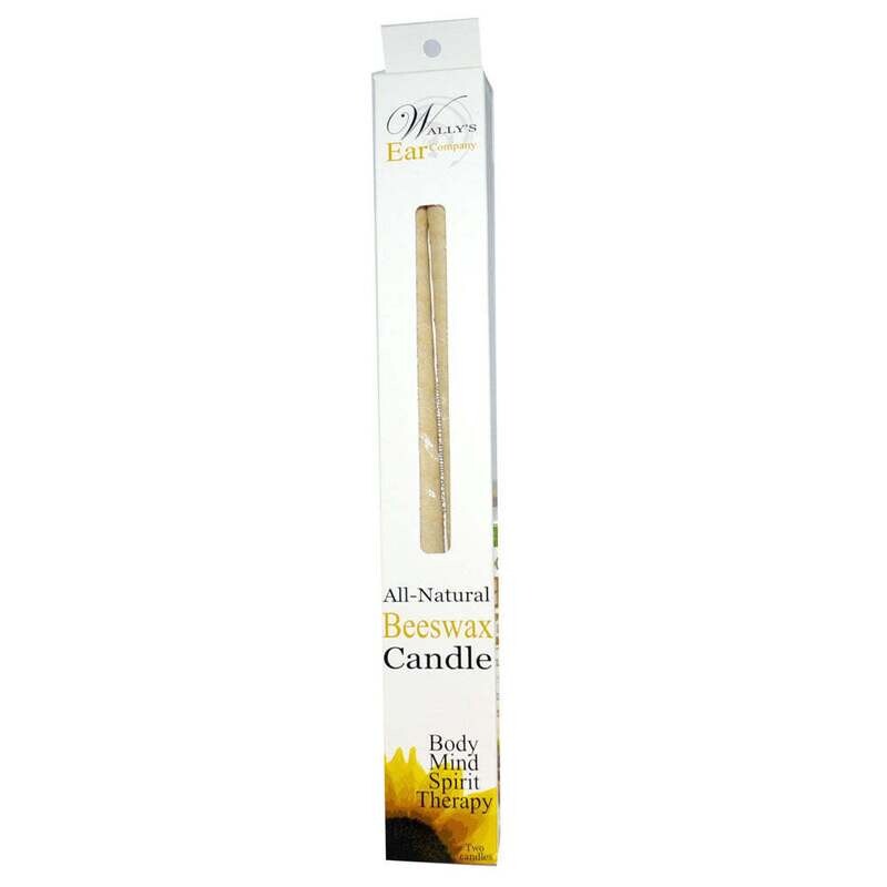 Unscented Beeswax Ear Candles 2 pack