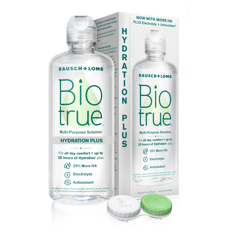 Bio True Multi-Purpose Contact Lens Solution Hydration Plus