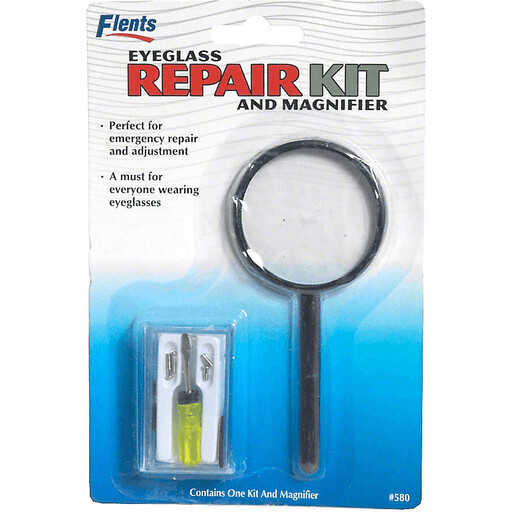 Eyewear Repair Kit and Magnifier