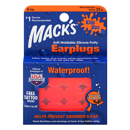 Mack’s Earplugs Kids Size 6 pack