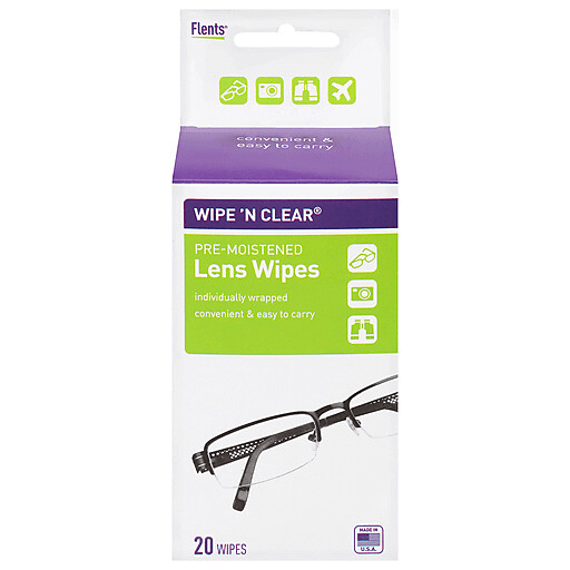 Wipe ‘N Clear Pre-Moistened Lens Wipes