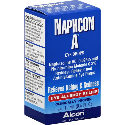 Naphcon A Itching and Redness Relief Eye Drops