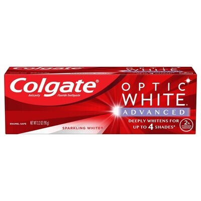Colgate Optic White Advanced Toothpaste - Sparkling White 3.2oz