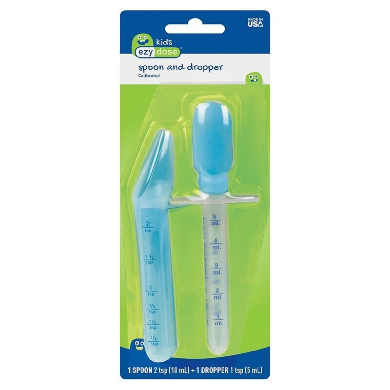 Ezy Dose Kids Spoon And Dropper - 10mL Spoon + 5mL Dropper
