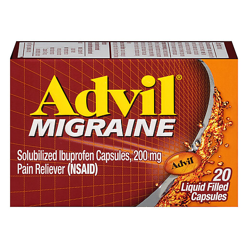 Advil Migraine Liquid Filled Capsules 20 ct