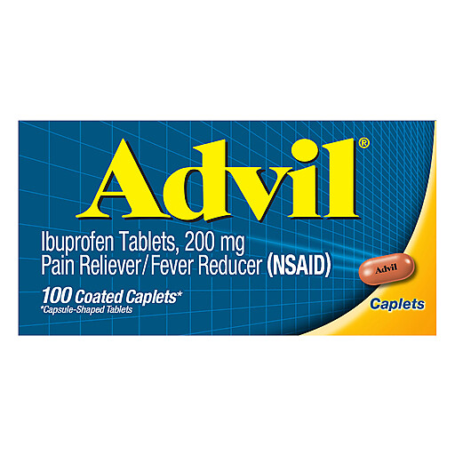 Advil Coated Caplets 100 ct