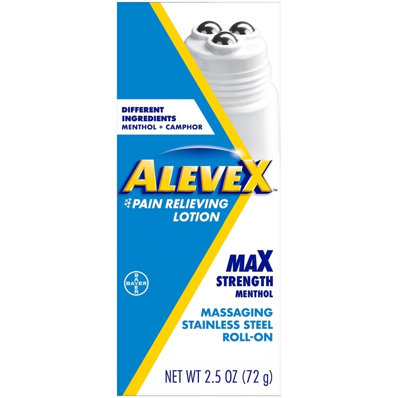 Aleve X Pain Relieving Lotion Max Strength Menthol Roll-On