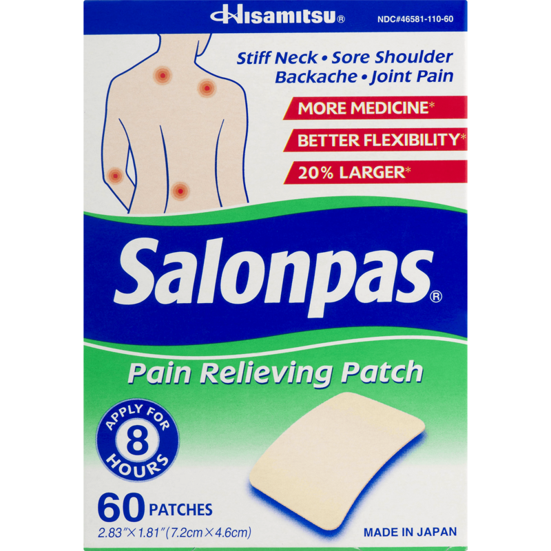 Salonpas Pain Relieving Patch 60 pack