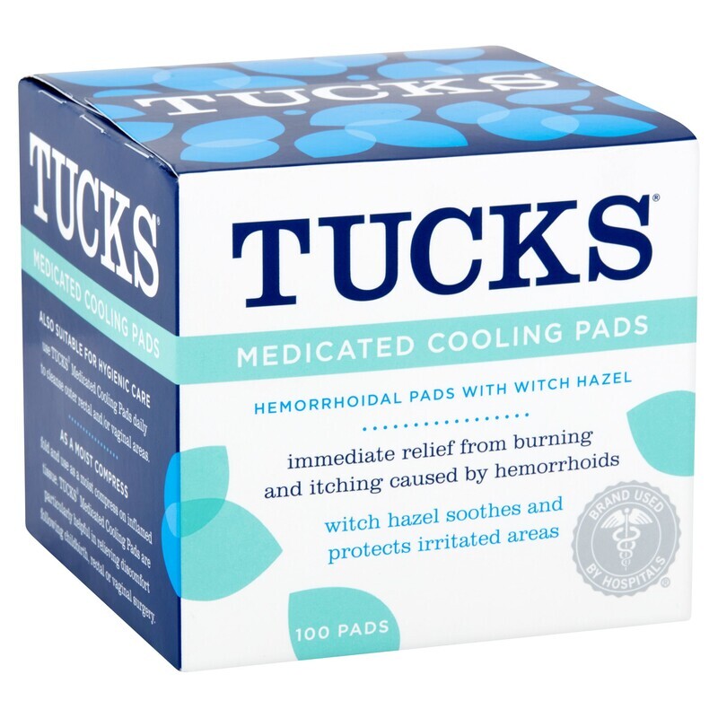 Tucks Medicated Cooling Pads 100 ct