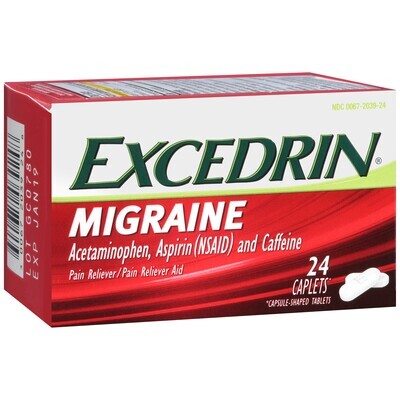 Excedrin Migraine Caplets 24 ct