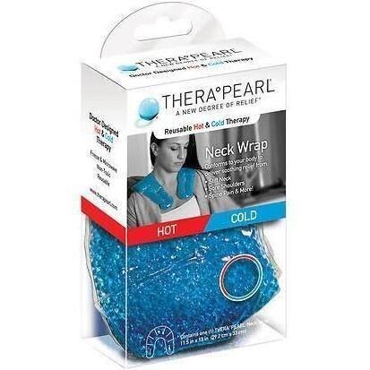 TheraPearl NECK WRAP - Size 11.5" X 13" - Hot & Cold Therapy - Reusable