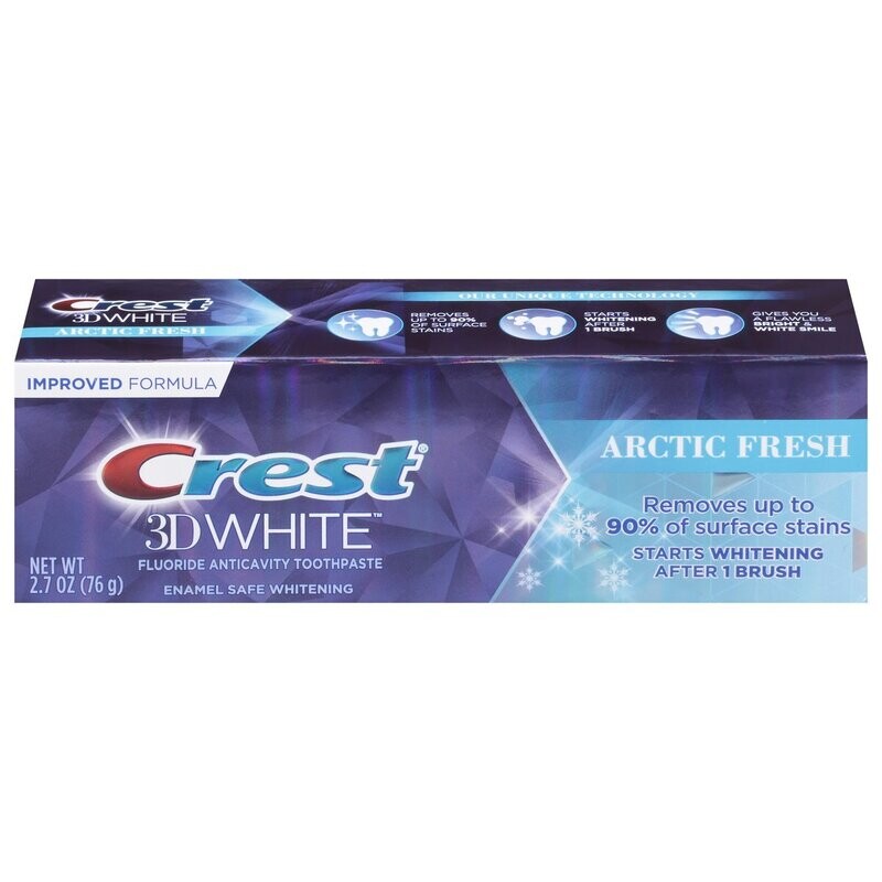 Crest 3D White Anticavity Toothpaste - Arctic Fresh 2.4oz