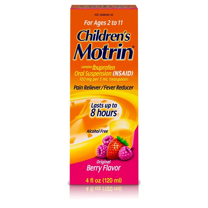 Motrin Children’s Oral Suspension Original Berry Flavor