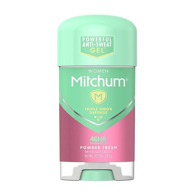Women Mitchum Triple Odor Defense 48 hr Protection Powder Fresh Gel