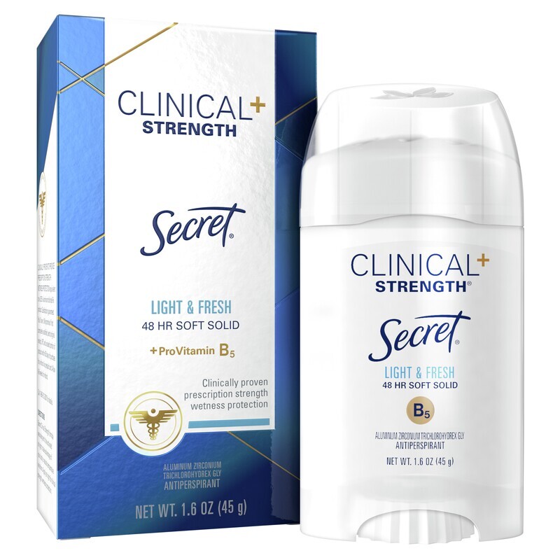 Secret Clinical 72 hr Soft Solid Light and Fresh