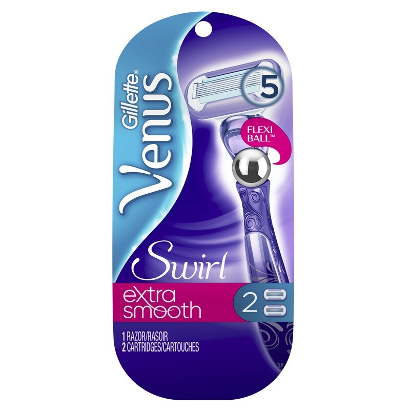 Gillette Venus Deluxe Smooth Swirl Razor/Cartridges Gillette Venus Deluxe Smooth Swirl Razor/Cartridges
