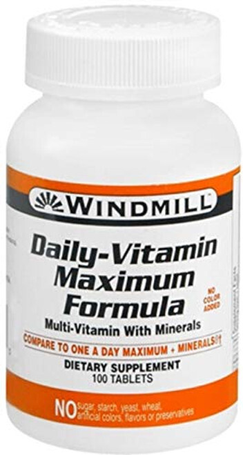 Daily Vitamin Maximum Formula Tablets 100ct