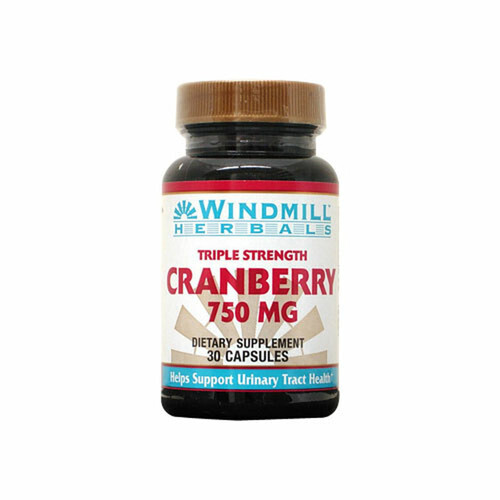 Cranberry Triple Strength 750mg Capsules 30ct