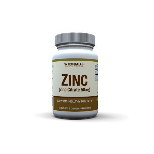 Zinc Citrate 50mg Tablets 60ct