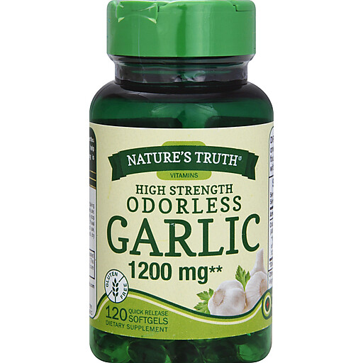 Garlic 2,400mg Odorless Quick Release Softgels 120ct