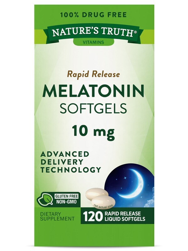 Melatonin 10mg Rapid Release Liquid Softgels 120ct