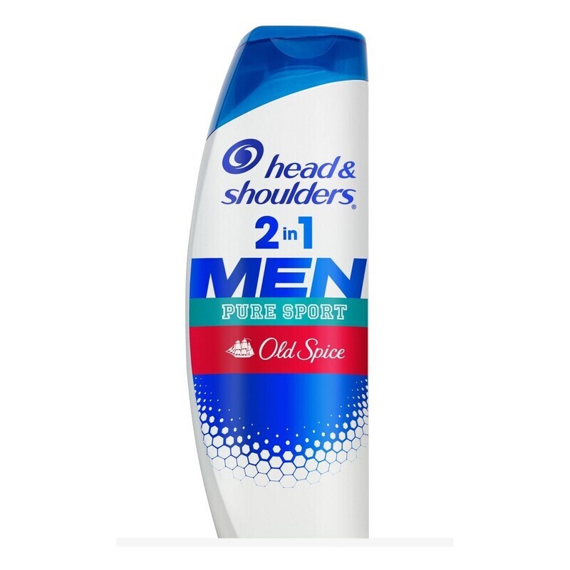 Head and Shoulders 2 in 1 Men Pure Sport Old Spice Shampoo and Conditioner