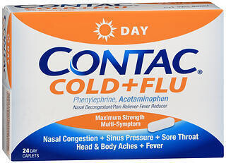 Contac Cold + Flu Day Caplets 24CT