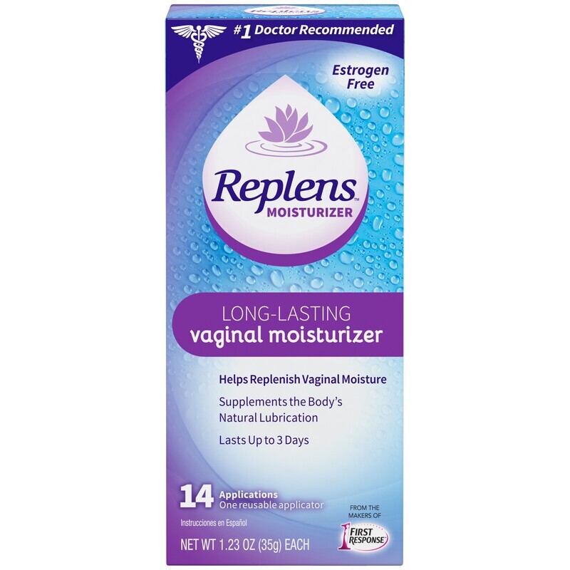 Replens Long-Lasting Vaginal Moisturizer Estrogen Free Applications 14 ct